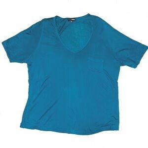 Aritzia Wilfred Free Woman Teal Top T-Shirt Size S